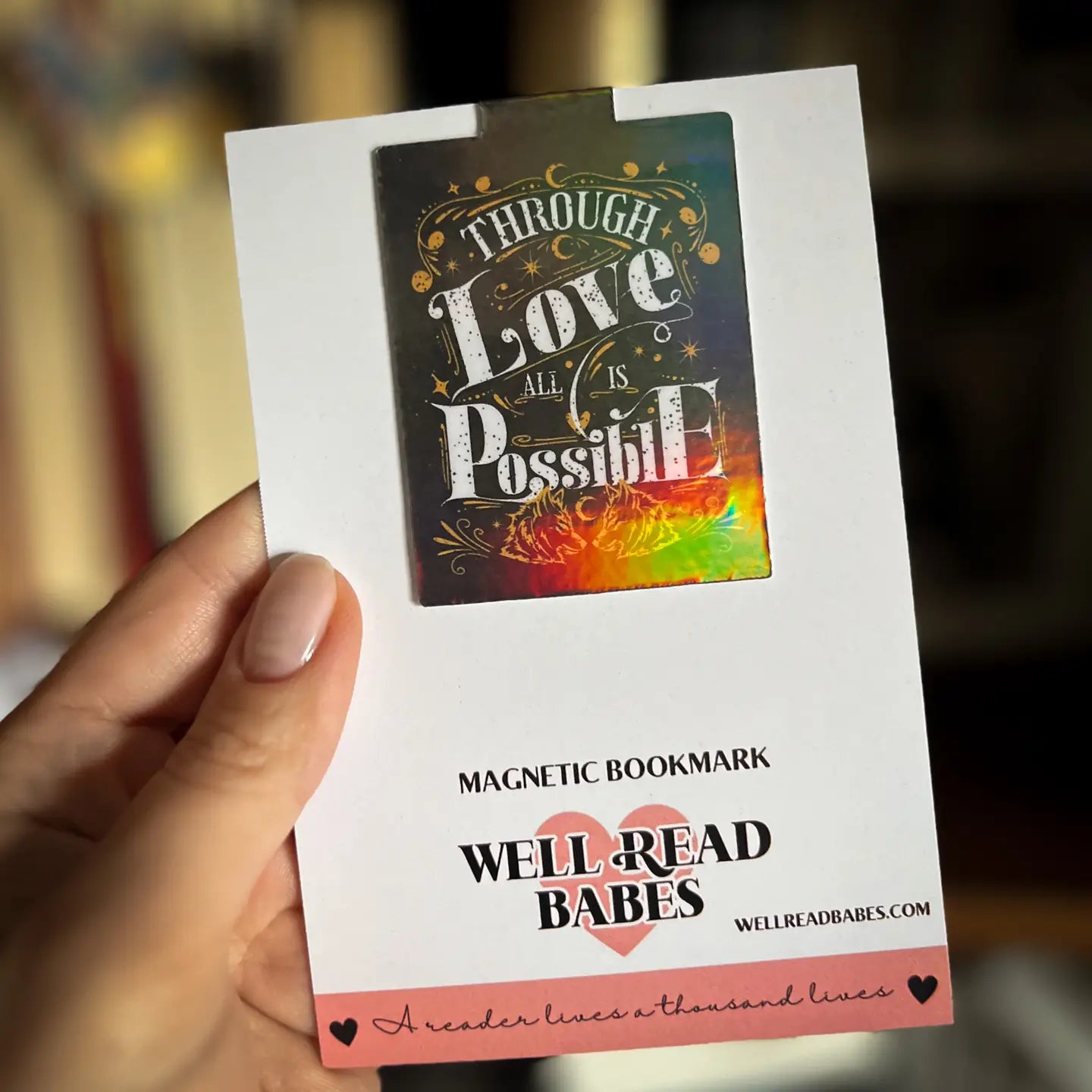 Magnetic Bookmark Romantasy Crescent City Bookish Gift