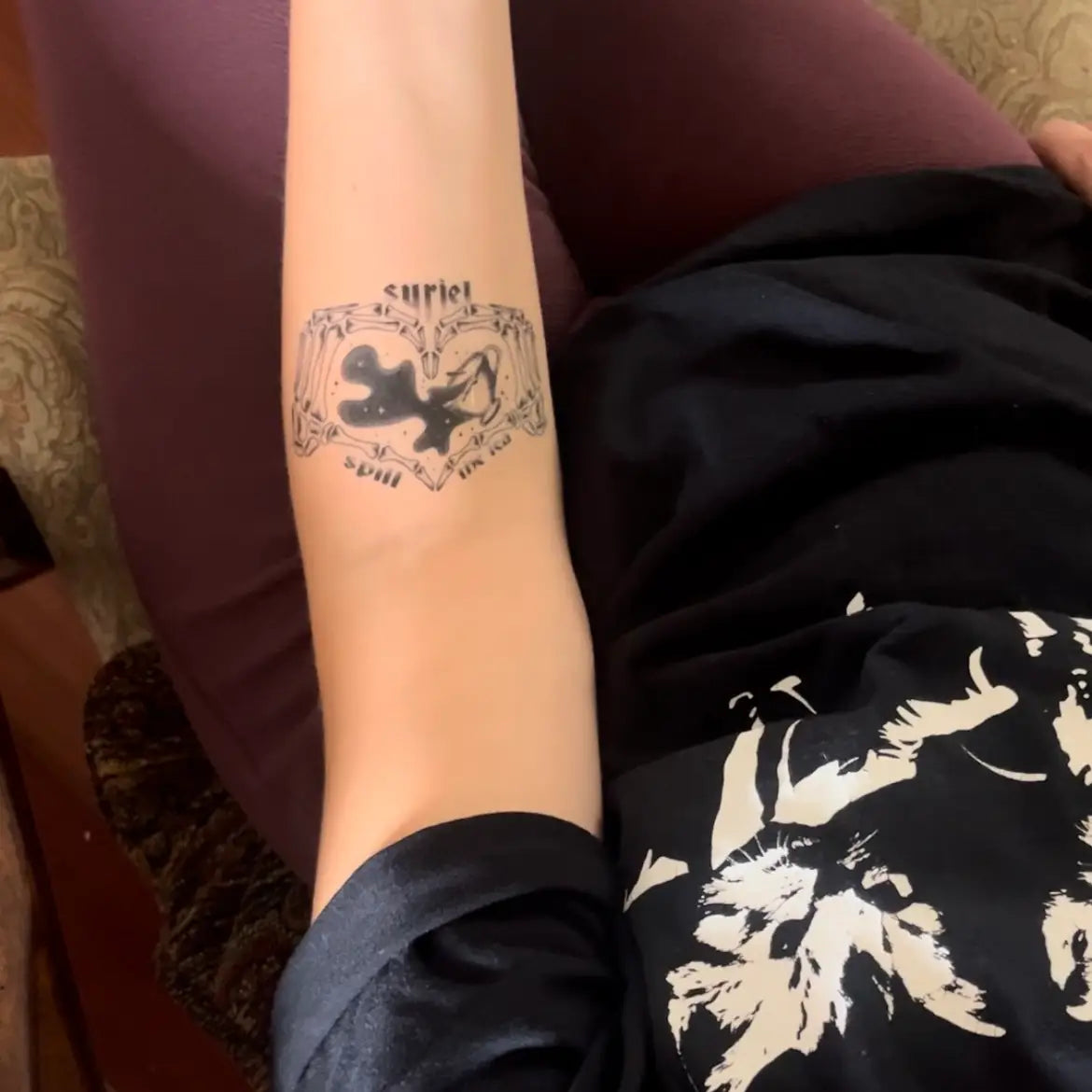 ACOTAR Suriel Spill The Tea Temporary Tattoo Bookish Cosplay