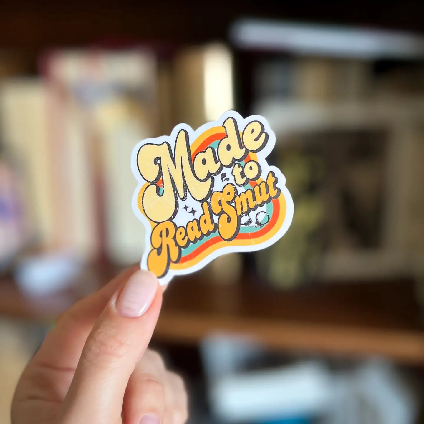 Retro Smut Bookish Sticker Romantasy Gift Fun Kindle Sticker