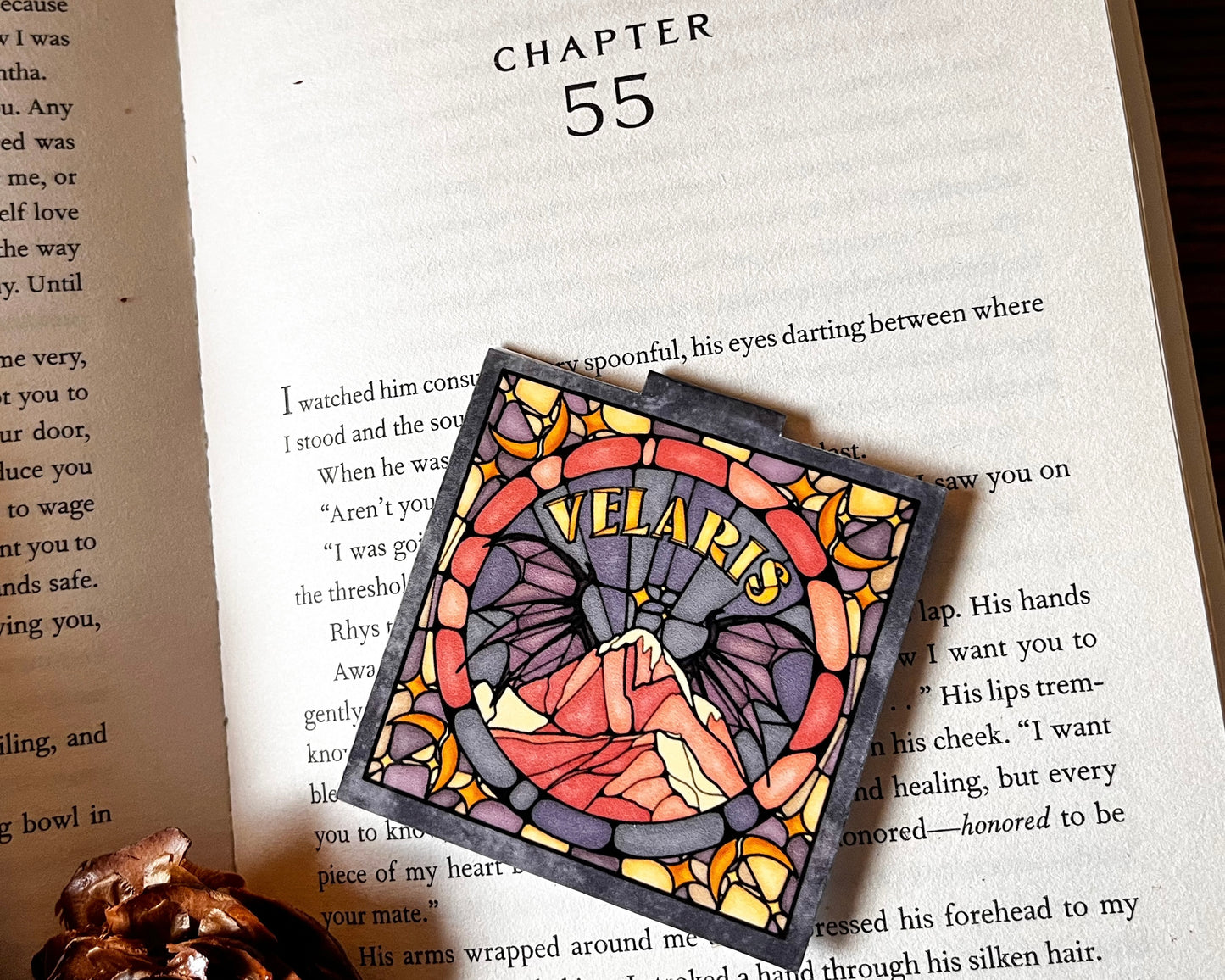 ACOTAR Magnetic Bookmark - Velaris Stained Glass Bookish Gift