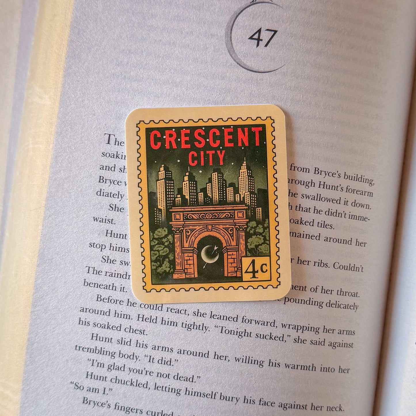 Maasverse Stamp Bookish Sticker - Book Lover Gift