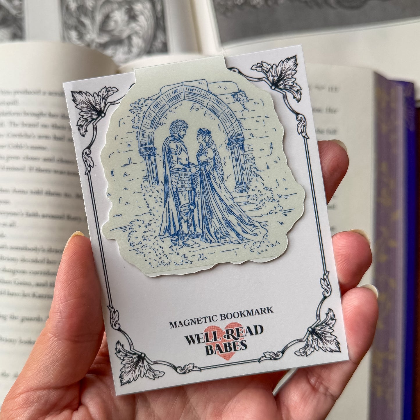 Medieval Romance Magnetic Bookmark