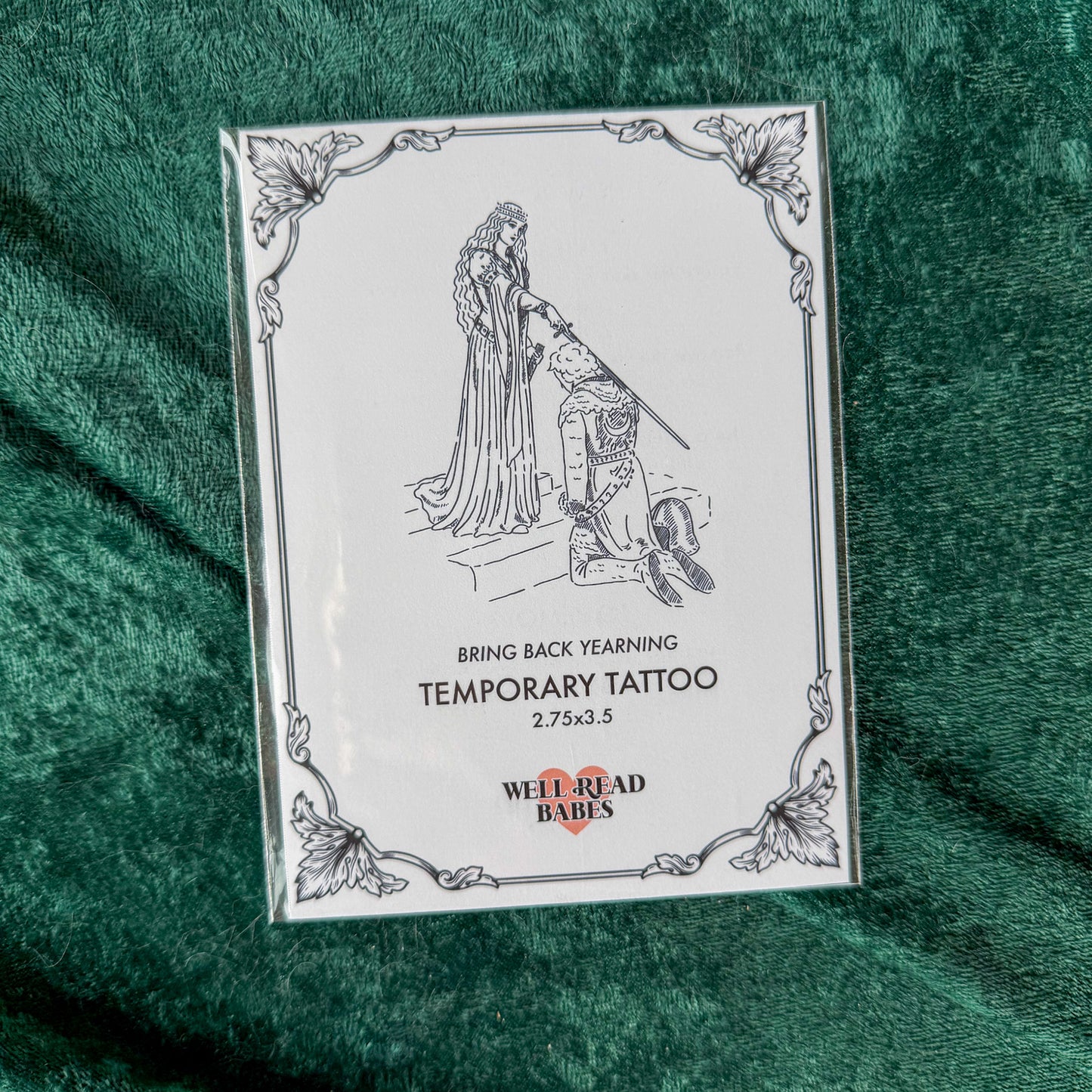 Bring Back Yearning Temporary Tattoo
