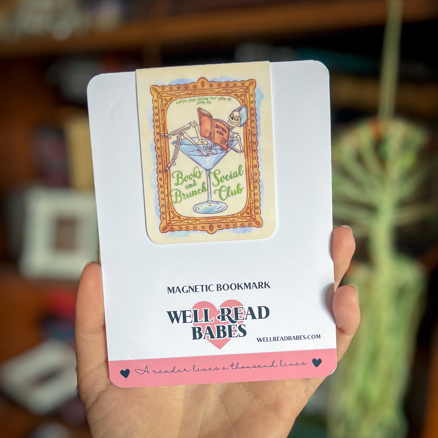 Bookish Halloween Magnetic Bookmark