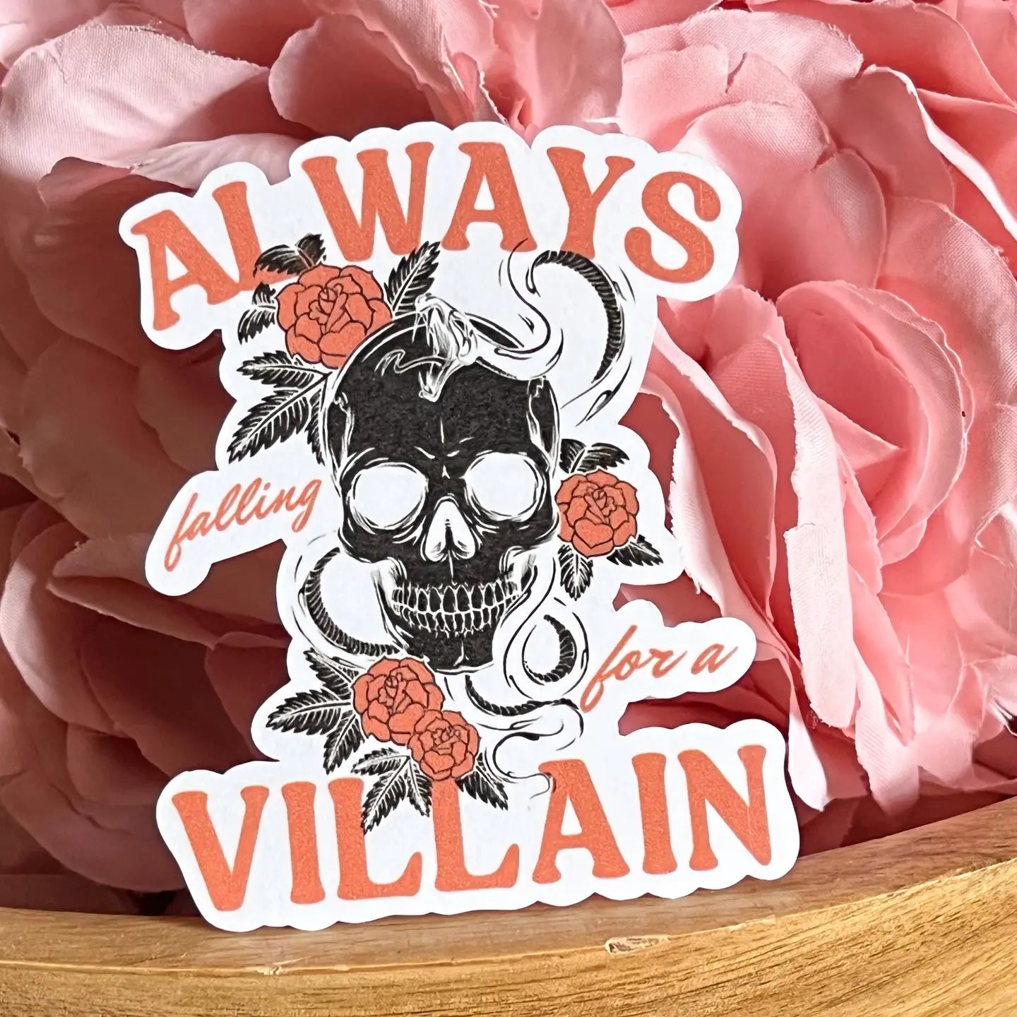 Villain Bookish Sticker - Kindle Sticker - Morally Gray 3"