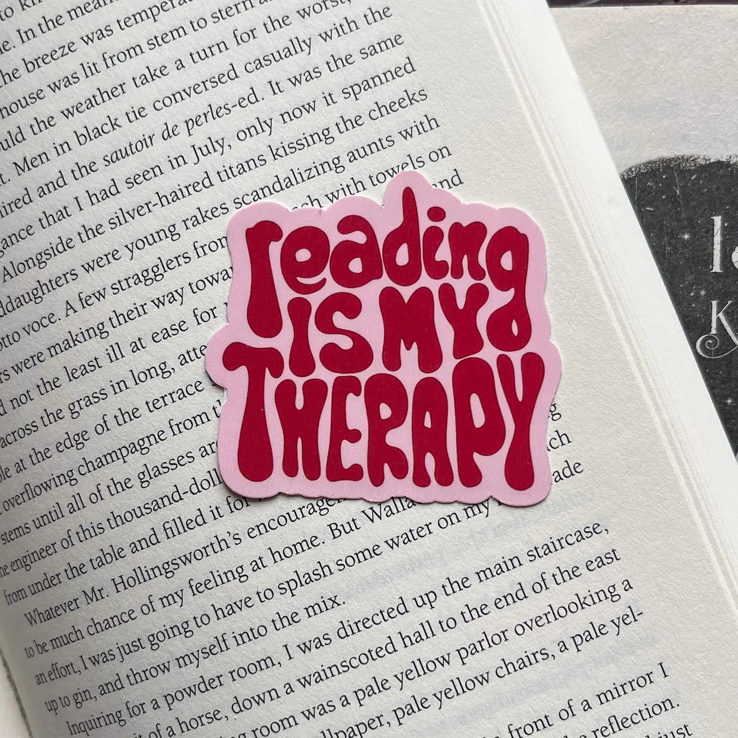 Retro Funny Bookish Sticker Romantasy Gift Kindle Sticker
