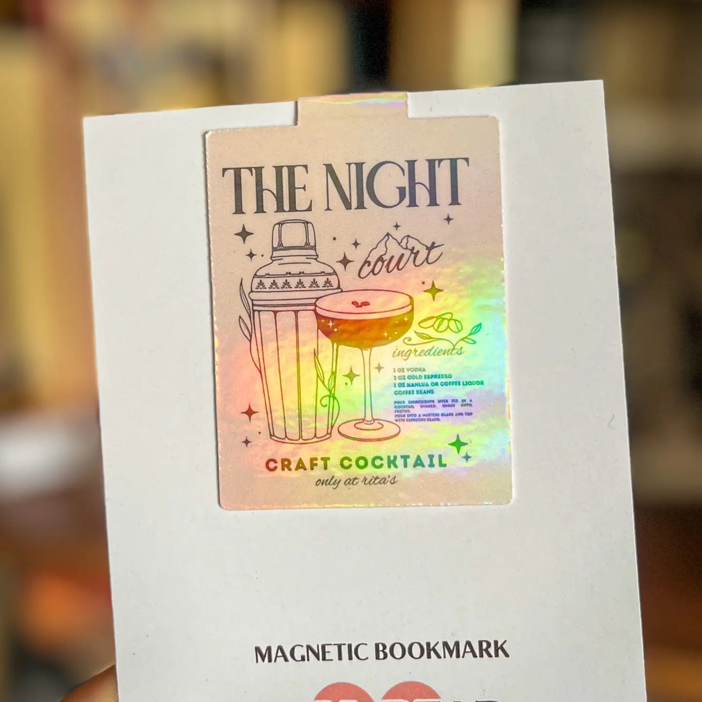 Magnetic Bookmark Romantasy ACOTAR Night Court Bookish Gift
