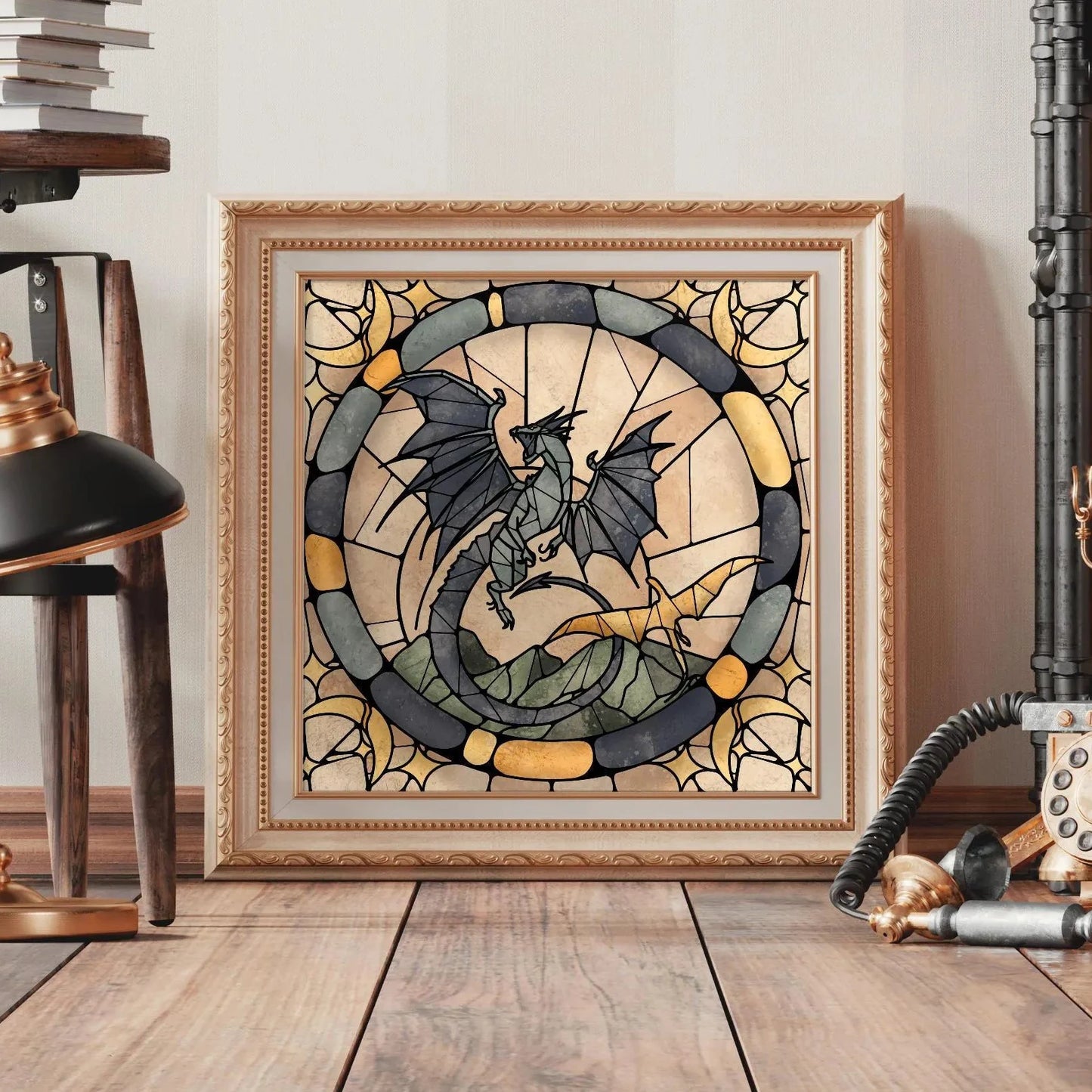 Fourth Wing Art Print - Basgiath Wall Art