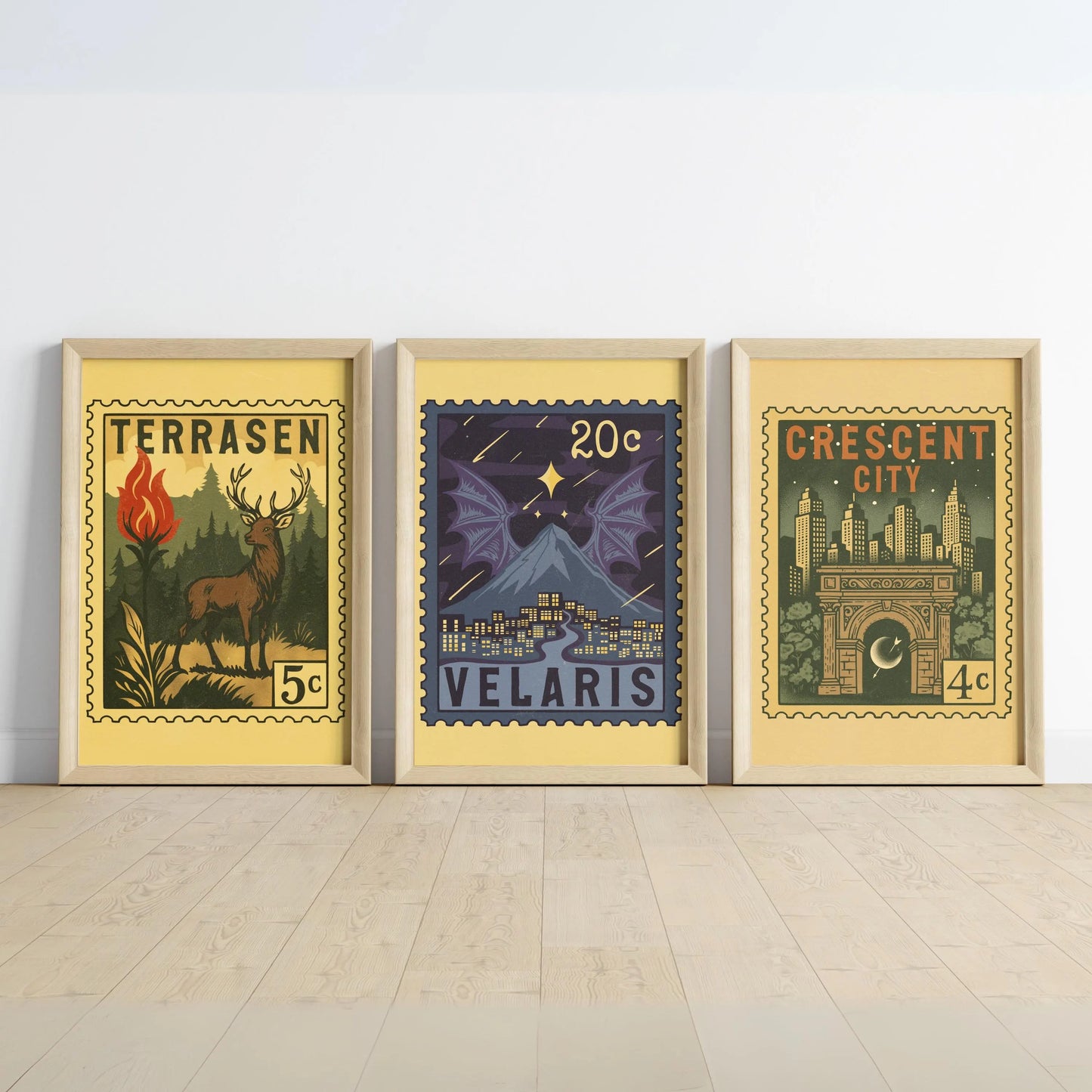 Terrasen Stamp Art Print - Bookish Wall Decor