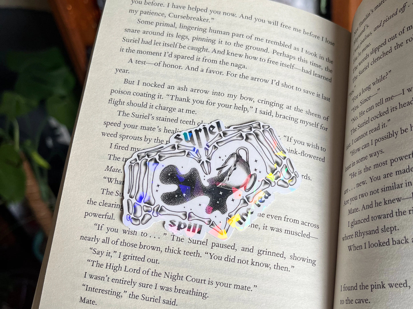 Suriel Spill the Tea Sticker - ACOTAR