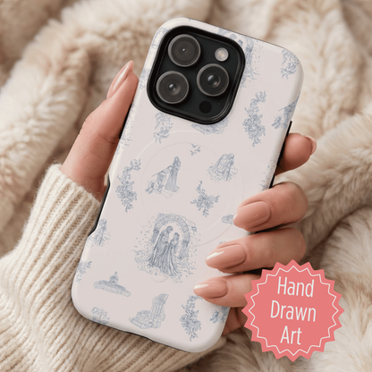 Medieval Romance Toile De Jouy Phone Case - Tough Magnetic Case