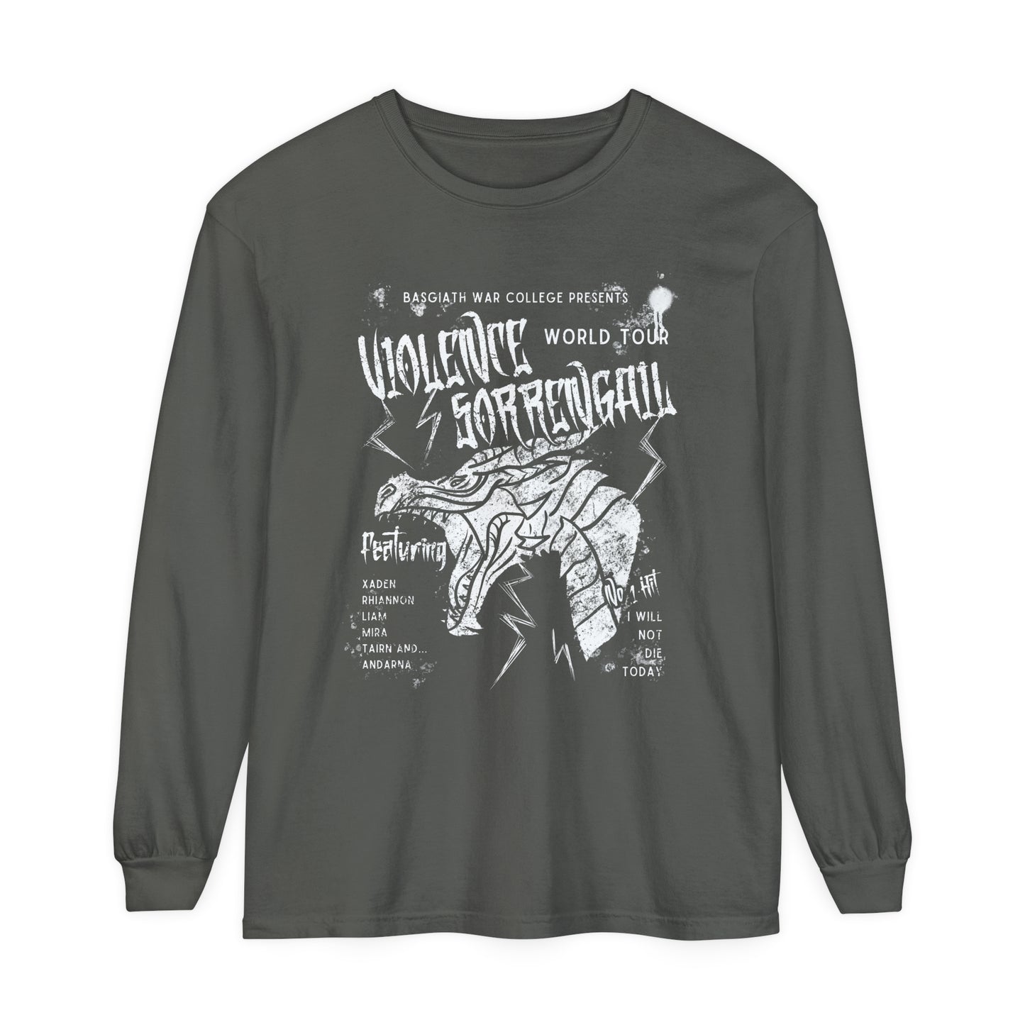 Fourth Wing Long Sleeve Shirt - Basgiath Tee