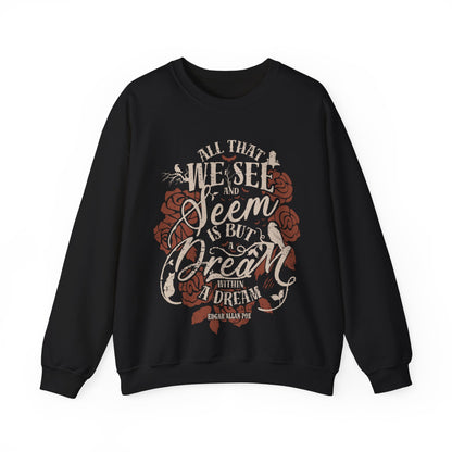 Edgar Allan Poe Crewneck Sweatshirt