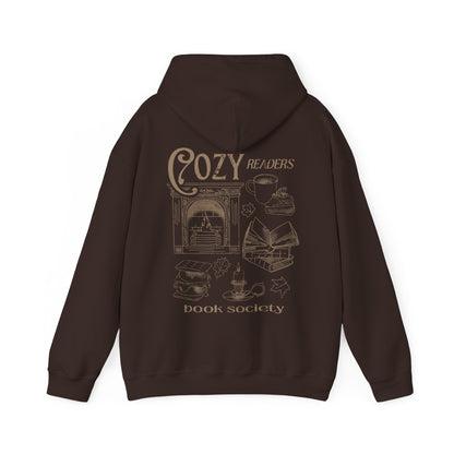 Cozy Readers Book Society - Bookish Hoodie Back Print