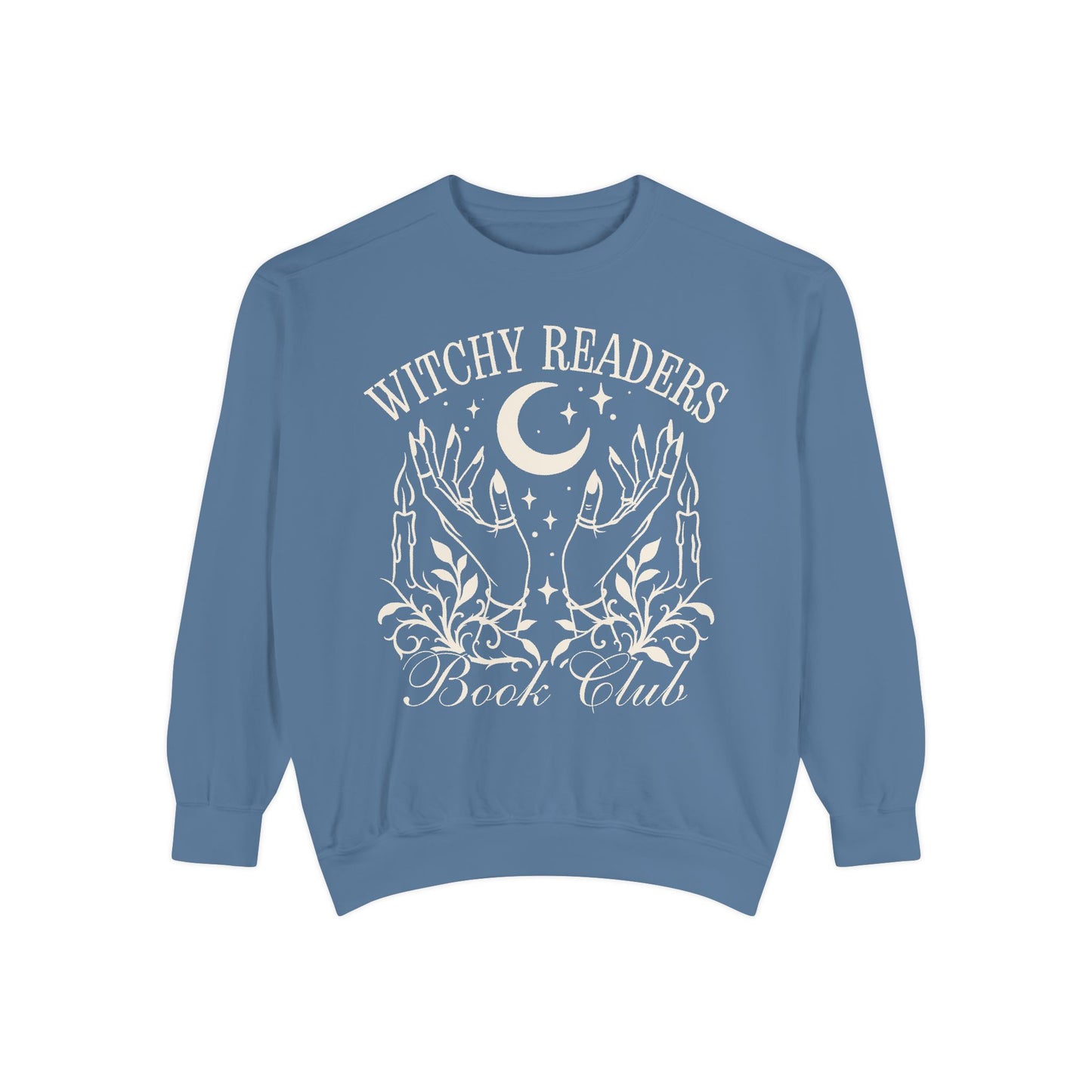Witchy Readers Comfort Colors Sweatshirt - Book Lover Crewneck
