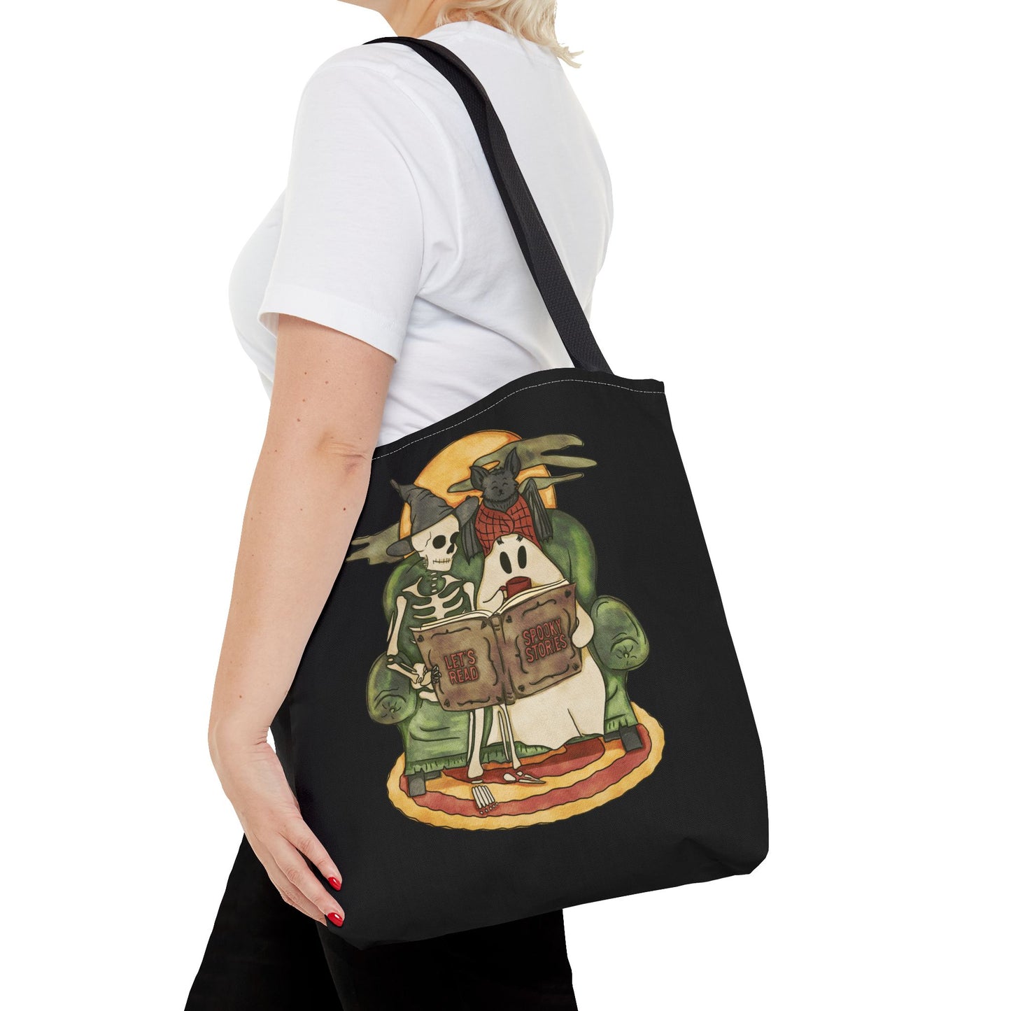 Halloween Tote Bag - Book Lover Purse