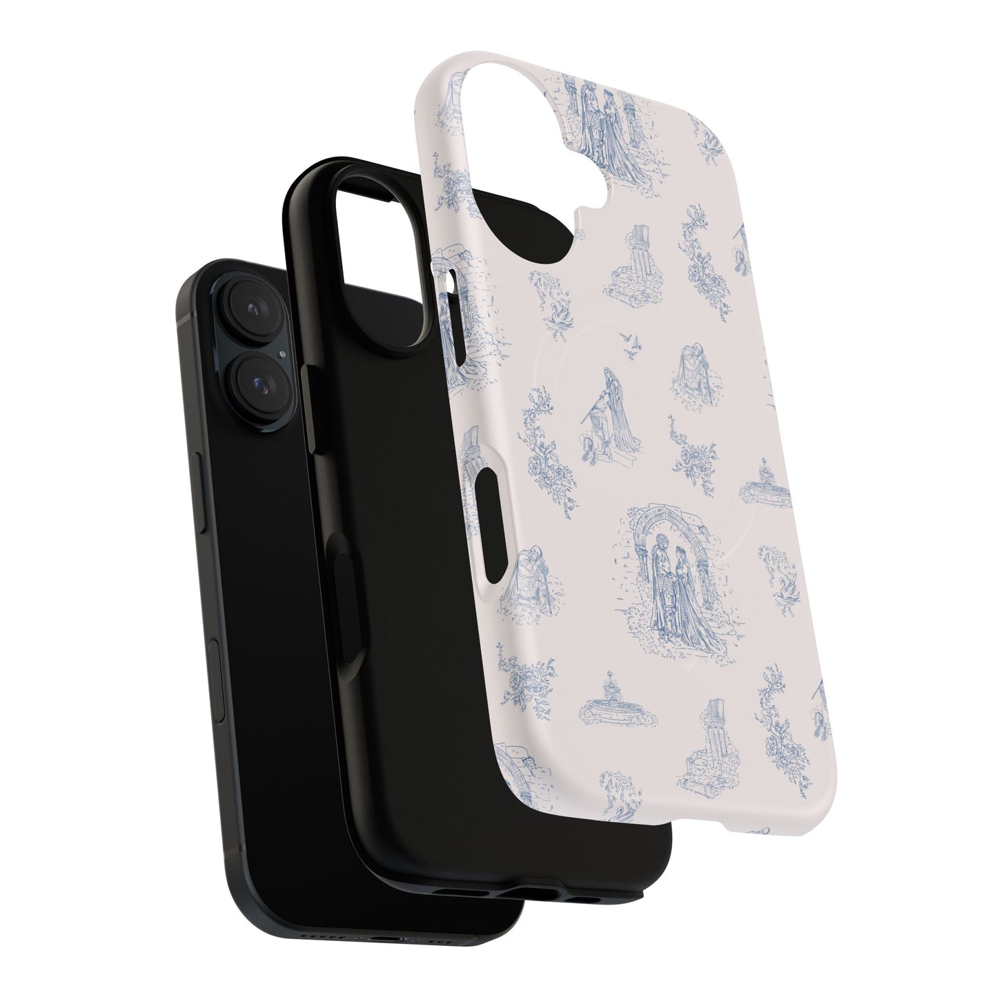Medieval Romance Toile De Jouy Phone Case - Tough Magnetic Case