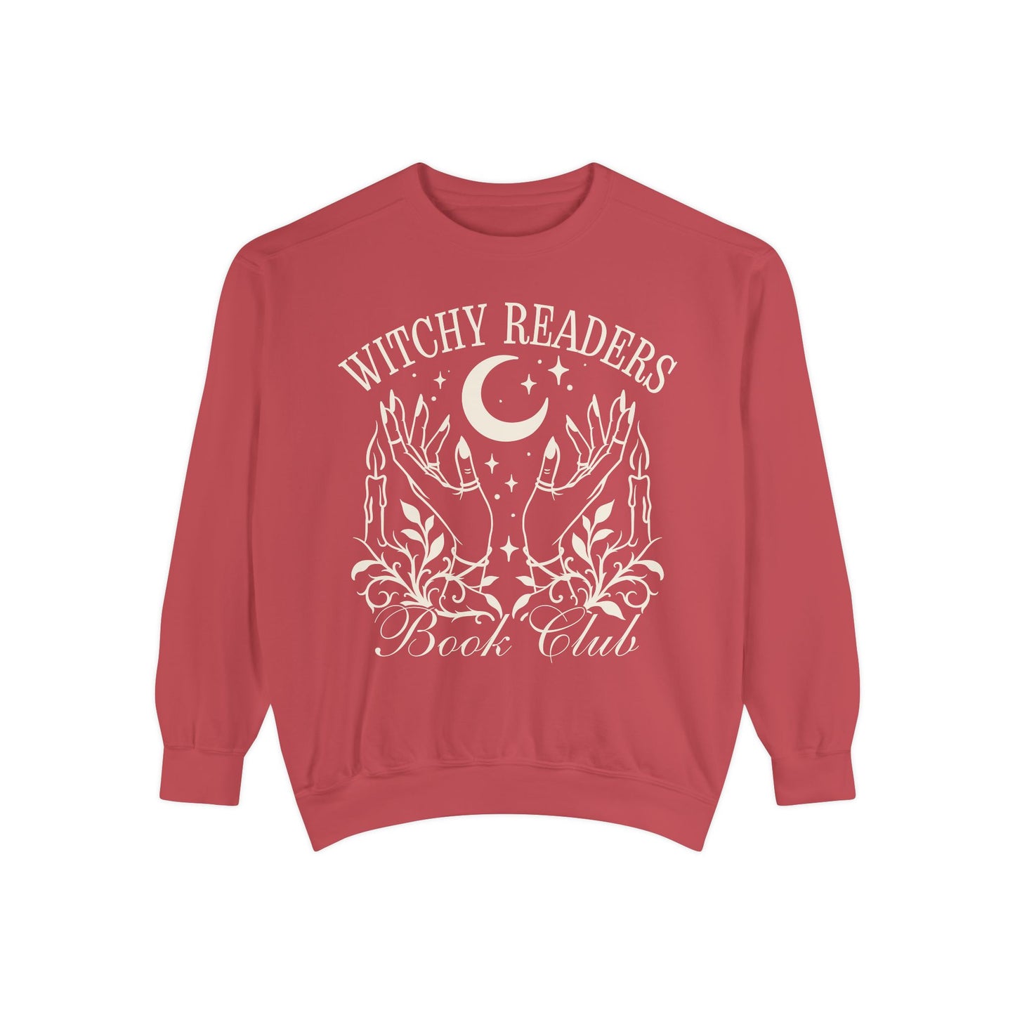 Witchy Readers Comfort Colors Sweatshirt - Book Lover Crewneck