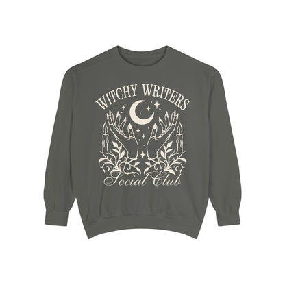 Witchy Writers Comfort Colors Sweatshirt - Book Lover Crewneck