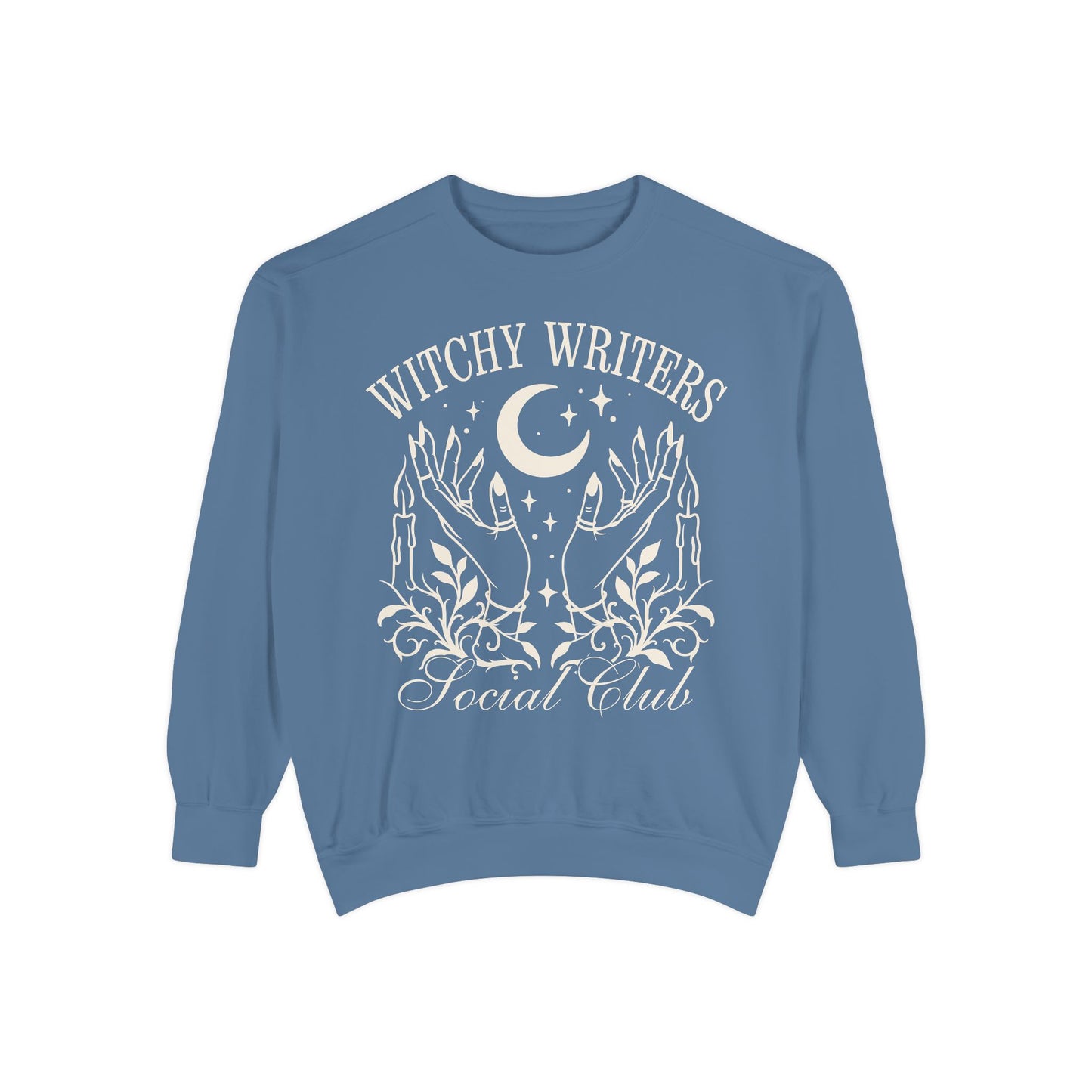 Witchy Writers Comfort Colors Sweatshirt - Book Lover Crewneck