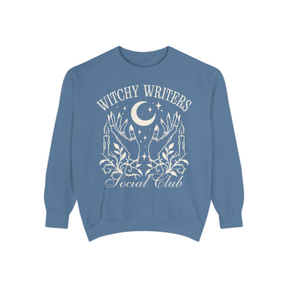 Witchy Writers Comfort Colors Sweatshirt - Book Lover Crewneck