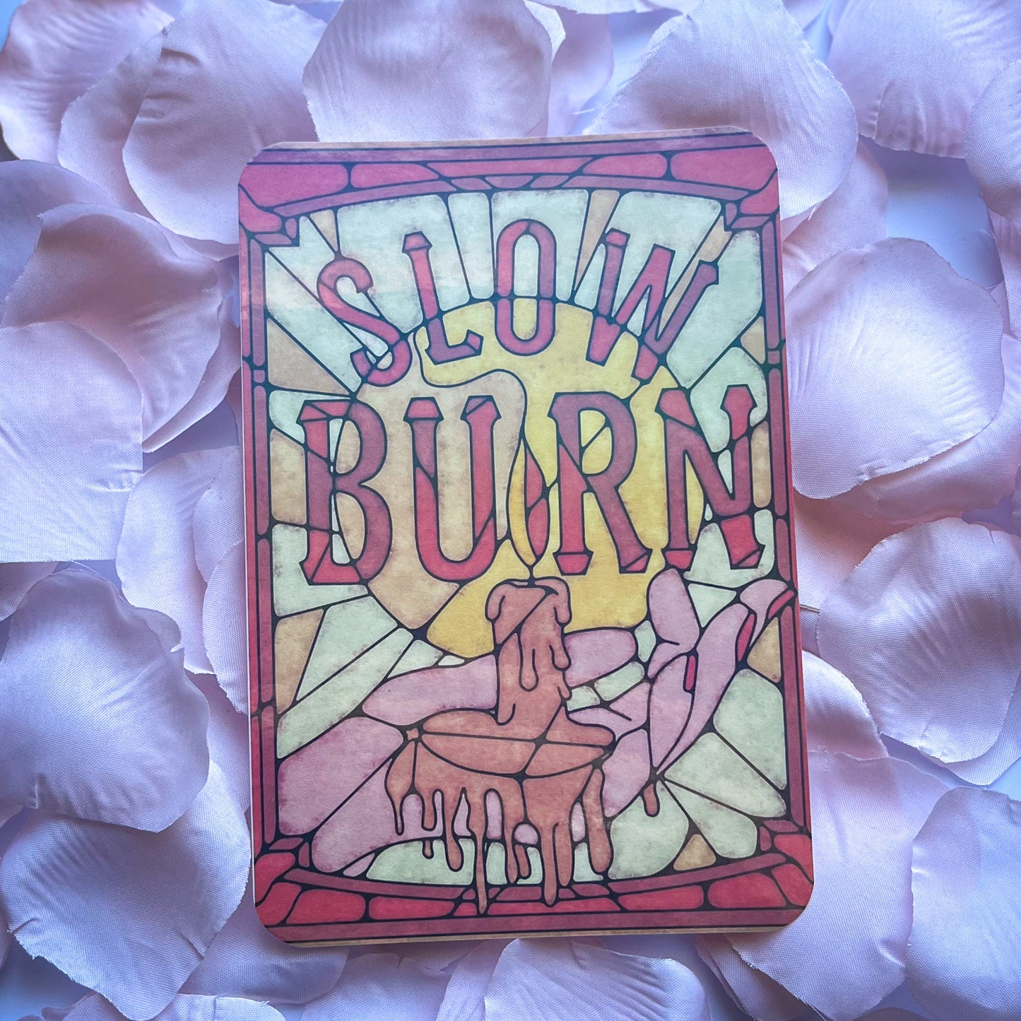 Slow Burn Book Trope - Kindle Insert For Clear Case - Kindle Accessories - Bookish Art