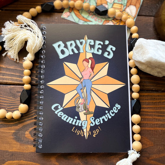 Crescent City - Bookish Notebook - Bryce's Cleaning Services Journal