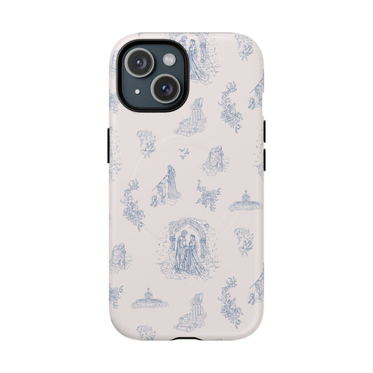 Medieval Romance Toile De Jouy Phone Case - Tough Magnetic Case