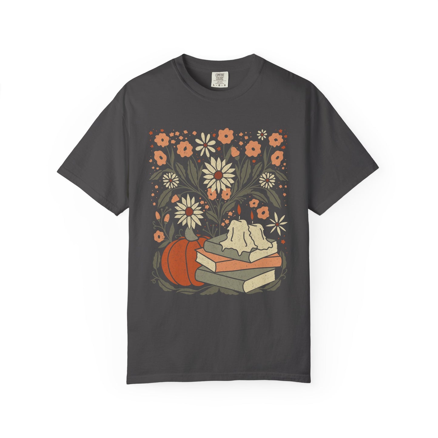Floral Fall Shirt - Book Lover Tee