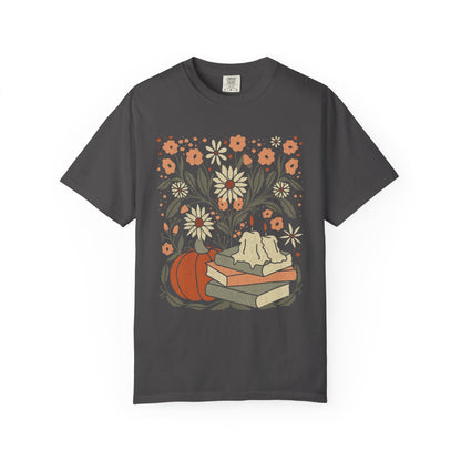 Floral Fall Shirt - Book Lover Tee