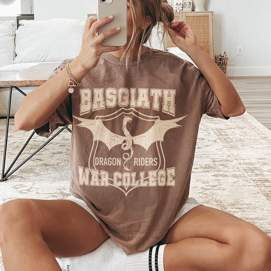 Basgiath War College Comfort Colors Shirt - Fourth Wing Tee