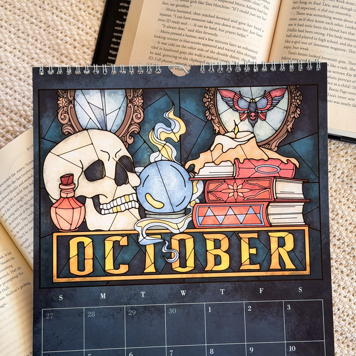 Stained Glass Art Calendar - 2026 Wall Calendar