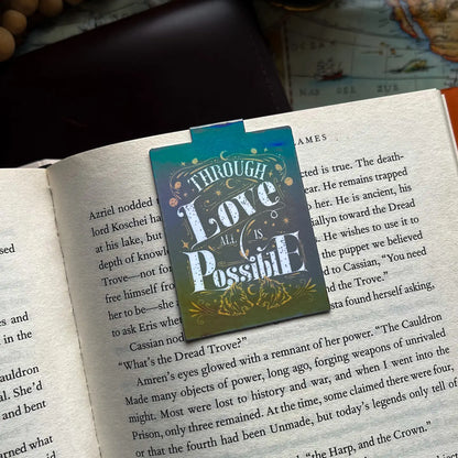Magnetic Bookmark Romantasy Crescent City Bookish Gift