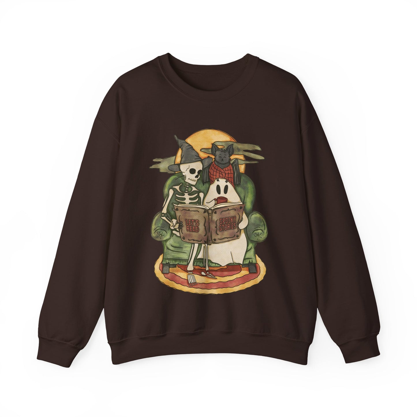 Halloween Book Club Sweatshirt - Book Lover Crewneck