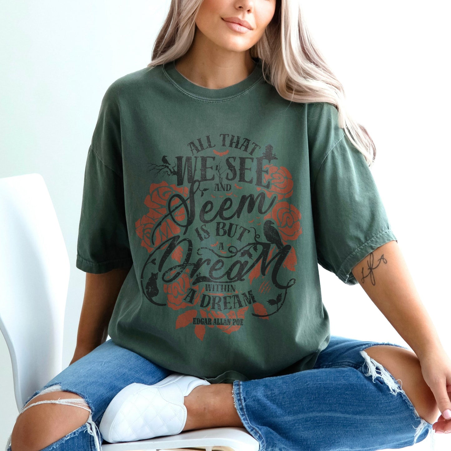 Edgar Allan Poe Shirt - Bookish Tee