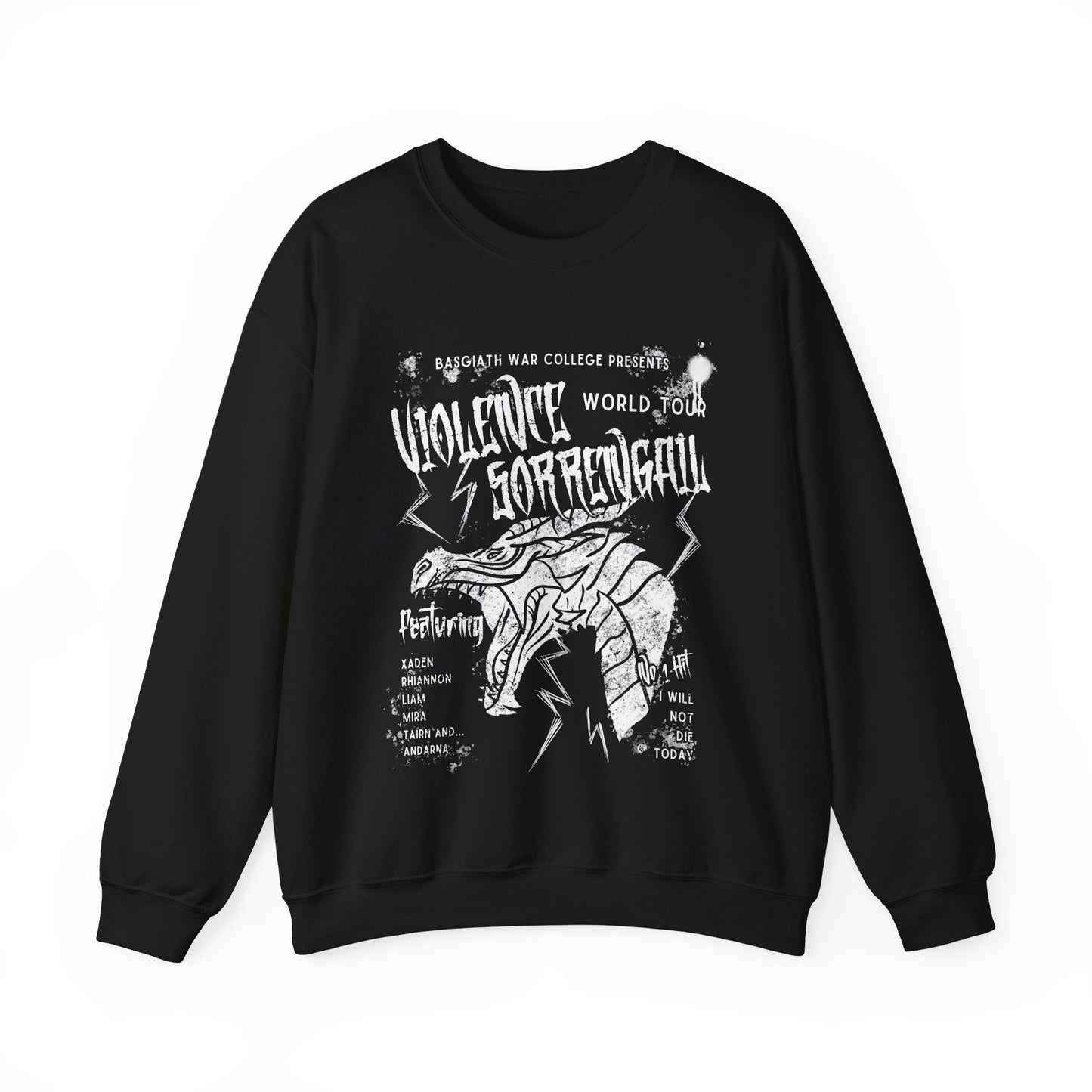 Fourth Wing Sweatshirt - Violence Sorrengail World Tour Crewneck