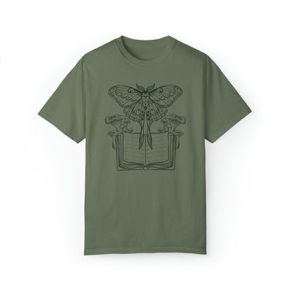 Luna Moth Tee - Comfort Colors Bookish Shirt