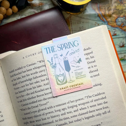 Magnetic Bookmark Romantasy ACOTAR Spring Court Bookish Gift