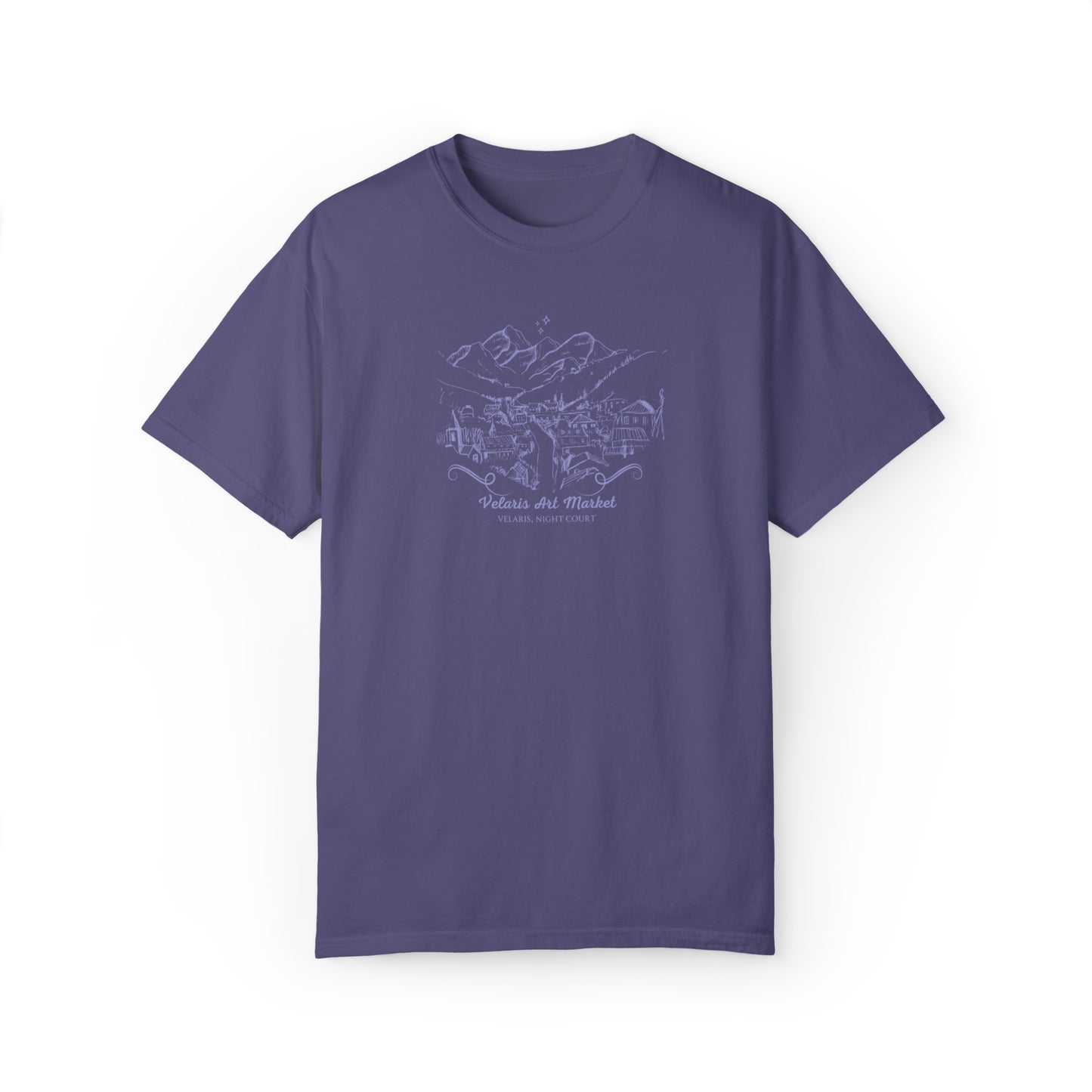 ACOTAR Tee - Velaris Art Market Comfort Colors Bookish Shirt