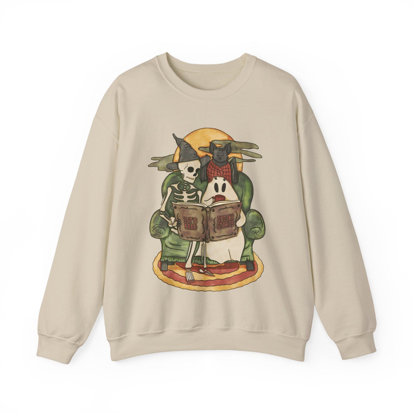 Halloween Book Club Sweatshirt - Book Lover Crewneck