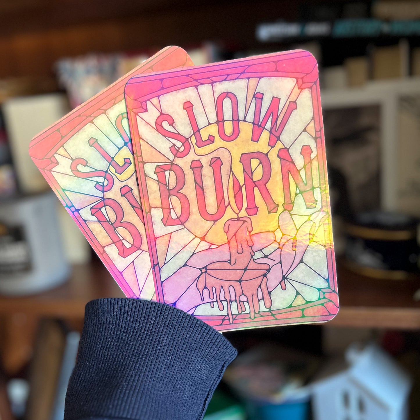 Slow Burn Book Trope - Kindle Insert For Clear Case - Kindle Accessories - Bookish Art