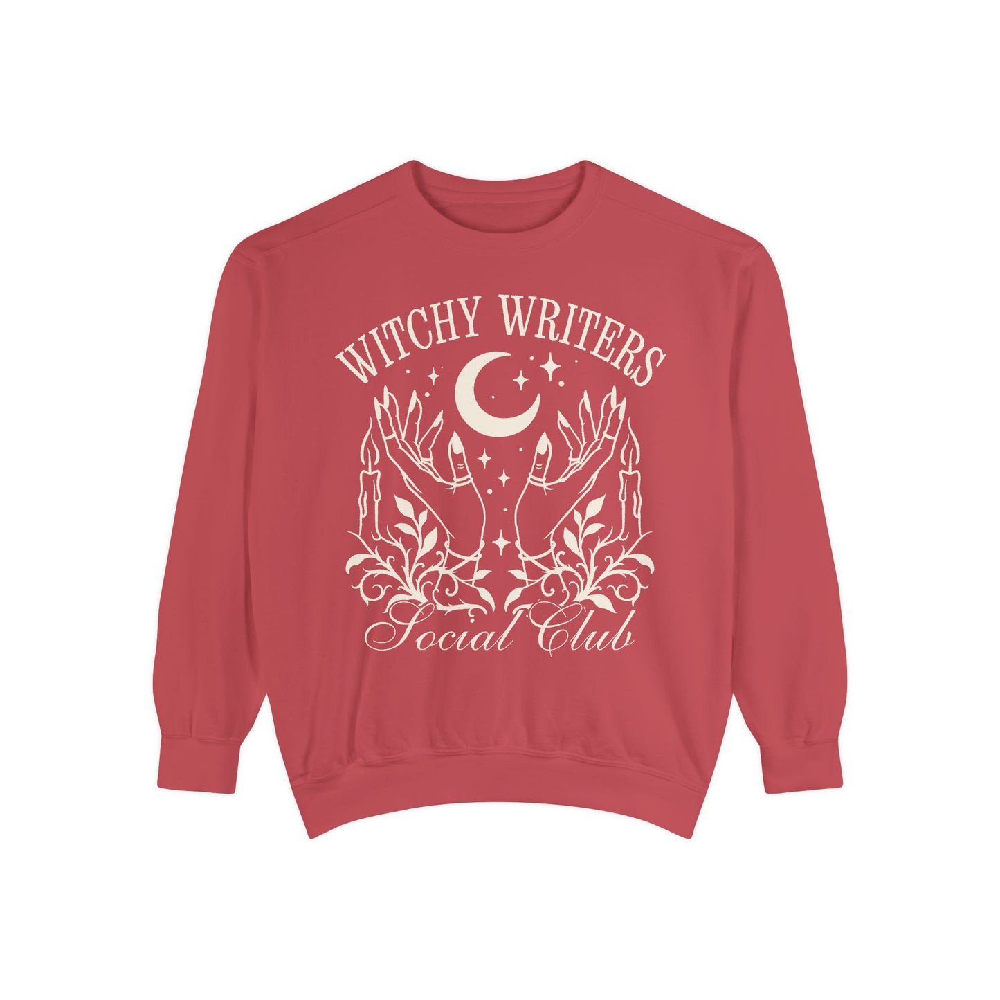 Witchy Writers Comfort Colors Sweatshirt - Book Lover Crewneck