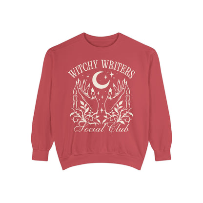 Witchy Writers Comfort Colors Sweatshirt - Book Lover Crewneck