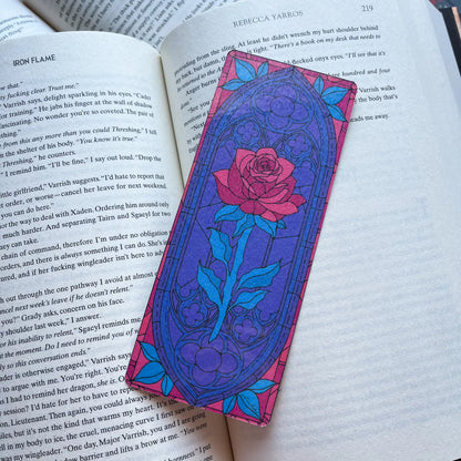 Stained Glass Window Double Sided Bookmark Book Lover Gift