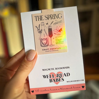 Magnetic Bookmark Romantasy ACOTAR Spring Court Bookish Gift