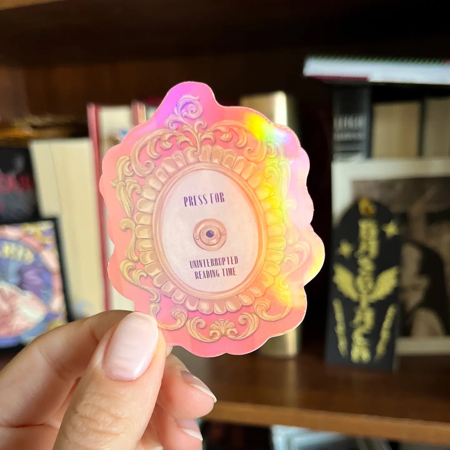 Coquette Holo Bookish Sticker Romantasy Kindle Sticker Gift