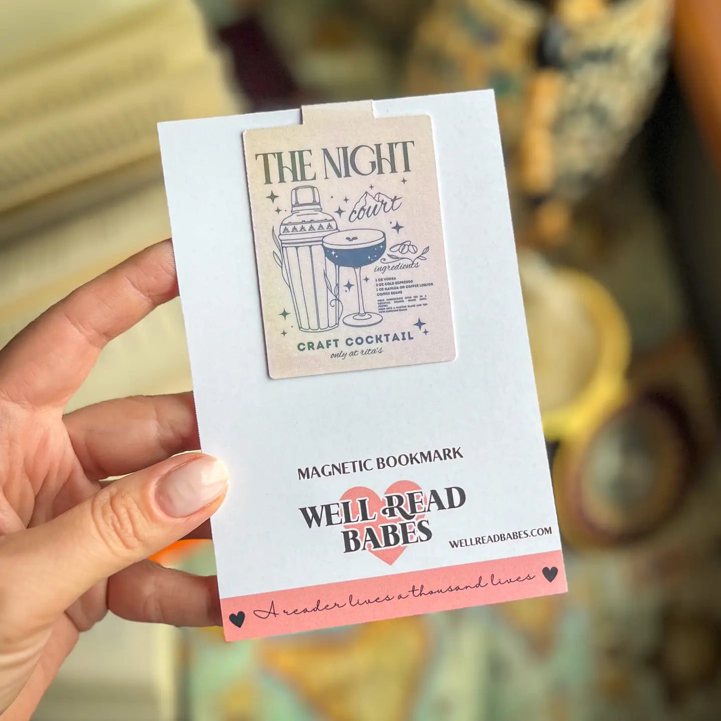 Magnetic Bookmark Romantasy ACOTAR Night Court Bookish Gift