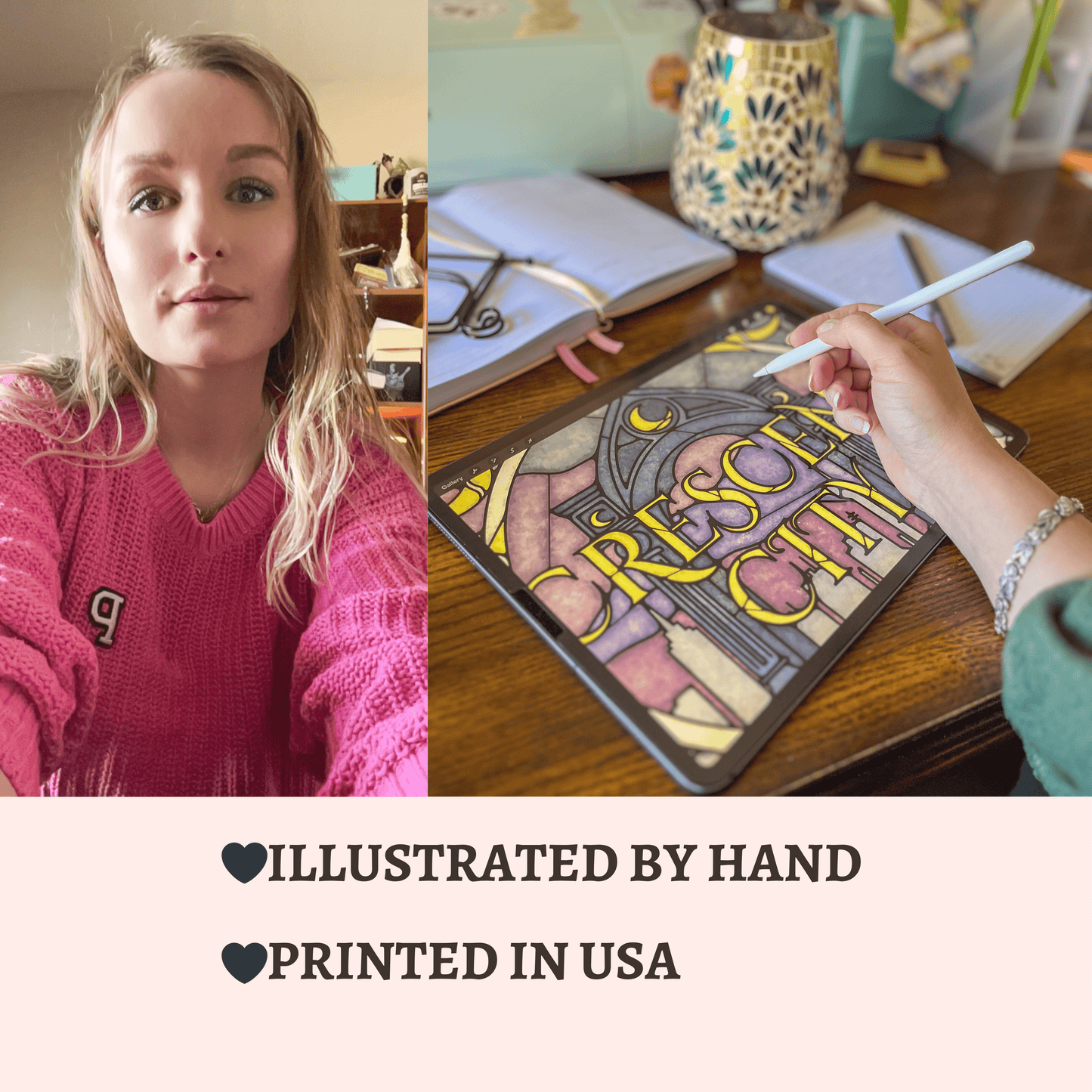 Stained Glass Art Calendar - 2026 Magnet Calendar