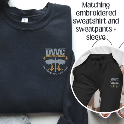 Fourth Wing Embroidered Sweatshirt Crewneck