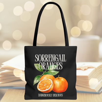 Fourth Wing 16” Tote Bag - Sorrengail Oranges